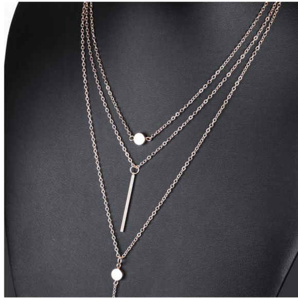 ๐ UNIQUE Layered Necklace - Picture 3 of 5